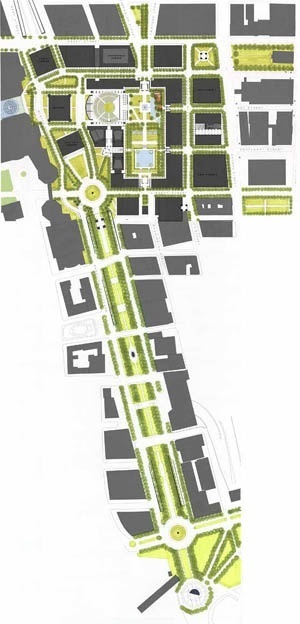 Concurso para reconstrução do local do World Trade Center, Peterson/Littenberg Architecture and Urban Design [Lower Manhattan Development Corporation]