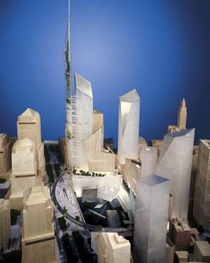 Concurso para reconstrução do local do World Trade Center, Studio Daniel Libeskind [Lower Manhattan Development Corporation]