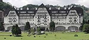 Palácio da Quitandinha, Petrópolis<br />Foto da autoraFoto:Prefeitura Municipal de Petrópolis,