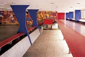 Ginásio de Guarulhos, Vilanova Artigas, 1960<br />Foto Nelson Kon