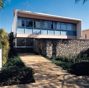Casa Mario Taques Bitencourt, São Paulo. Arquitetos Vilanova Artigas e Carlos Cascaldi, 1959<br />Foto Nelson Kon