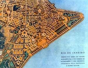 Donat Alfred Agache (1925-1930). Proyecto del nuevo centro en la Explanada do Castelo. Archivo LAURD/PROURB