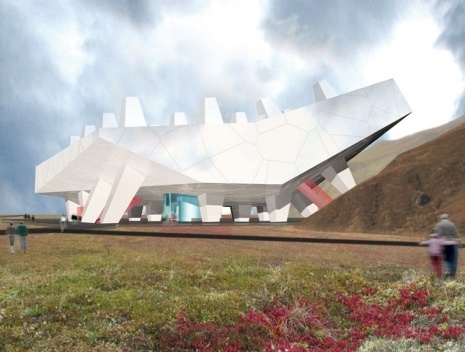 Visión externa del museo [Leeser Architecture]