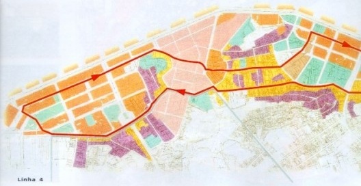 Mapa com Linha 3 (Porto) do VLT [IPP]