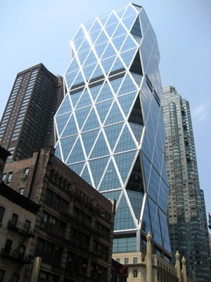 Torre Hearst, Nova York. Arquitecto Norman Foster<br />Foto Roberto Segre 