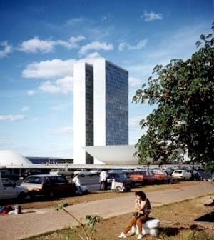 Brasília, cidade planejada. <br />Foto AG