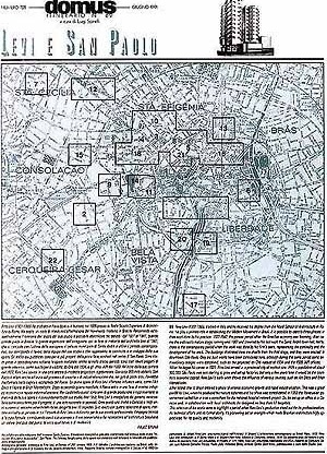 "Levi a San Paolo" [Itinerario nº 69", Domus, Milano, nº 728, junho de 1991]