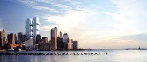 Concurso para reconstrução do local do World Trade Center, Richard Meier & Partners Architects, Eisenman Architects, Gwathmey Siegel & Associates, Steven Holl Architects [Lower Manhattan Development Corporation]