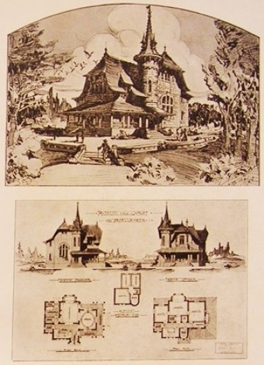 Lâmina XVII. Biblioteca de la familia (Bares-Marletto) / PALANTI, Mario. Op. Cit. <br />Mario Palanti 