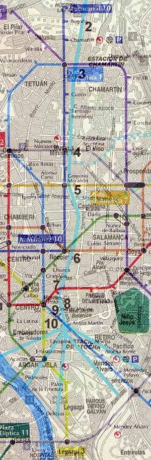 Metrô na Castellana