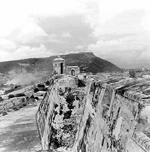 Castelo de San Felipe de Barajas. Cartagena de Indias. Colômbia<br />Foto Mário José Buschiazzo
