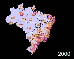 Popularização da arquitetura moderna. Ano 2000: 35 milhões de imóveis residenciais urbanos