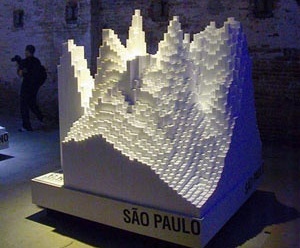 “Cities, architecture and society”.Curadoria geral de Richard Burdett<br />Foto Abilio Guerra