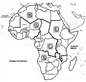 Figura 02 – África, Divisão Departamental