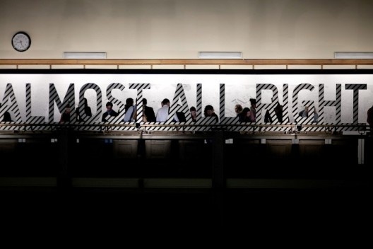 Image of the exhibition and its visitors, Museum of Modern Art in Warsaw, October 1-30, 2011<br />Picture by Bartosz Stawiarski/ Museum of Modern Art in Warsaw