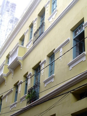 Detalhe da edificação<br />Foto: Paula Marques Braga, Jun / 2008