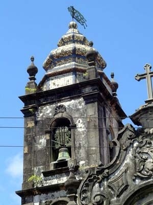 Torre da igreja de Santo Antônio do Convento Franciscano, Recife, 1777<br />Foto do autor, 2003