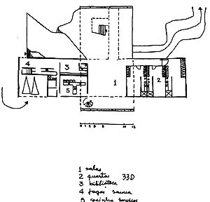 Casa de Catanduva. Planta