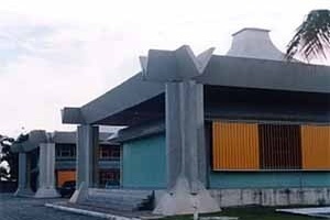 Figura 6 – SUFRAMA, 1971, Manaus. Conjunto formado por módulos estruturais de 15m X 15m, em concreto armado, com desenho de cobertura que auxilia o sistema de ventilação<br />Foto Mirian Keiko Ito Rovo